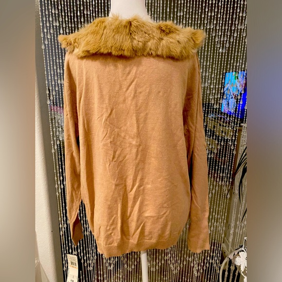 JOHN PAUL RICHARD RABBIT FUR SWEATER NWT - Picture 2 of 6